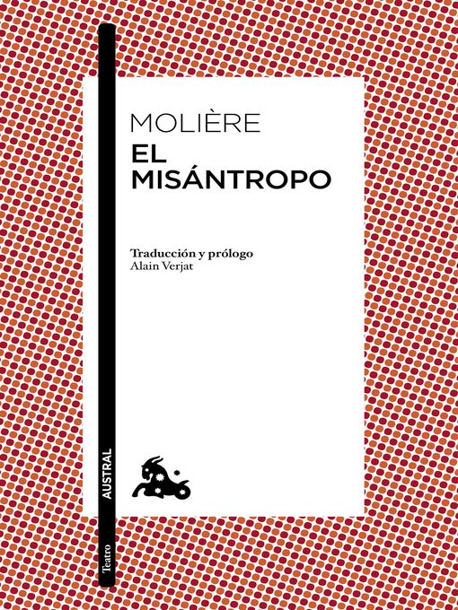 Title details for El misántropo by Molière - Available